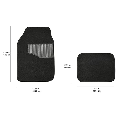 Universal Fit Black Carpet Floor Mats for Car SUV