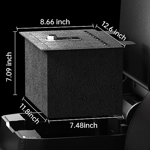 LAYSAY Center Console Safe for Chevy Silverado & GMC Sierra