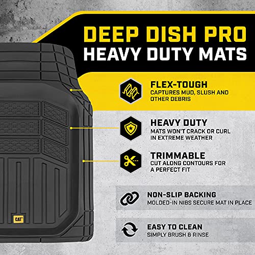 Cat® CAMT-9013 Heavy Duty Deep Dish Rubber Floor Mats