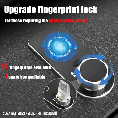 JIKE Center Console Gun Safe for Dodge Ram Trucks