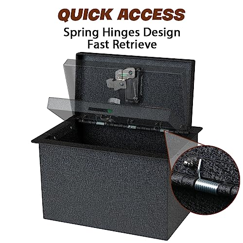 LAYSAY Center Console Safe for Chevy Silverado & GMC Sierra