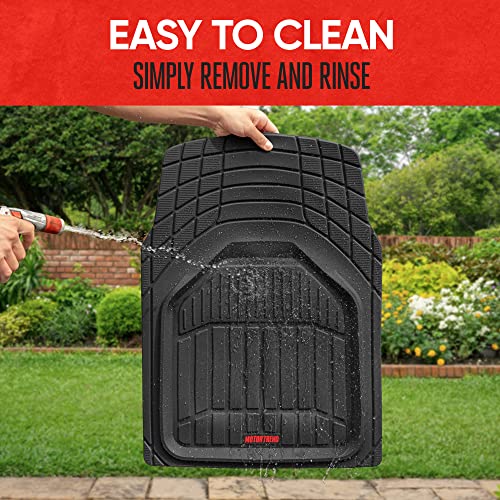 Motor Trend FlexTough Defender Truck Floor Mats Black