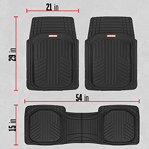 Motor Trend FlexToughXL All-Weather Rubber Car Truck Mats