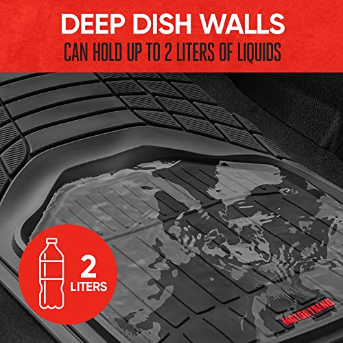 Motor Trend FlexTough Defender Truck Floor Mats Black