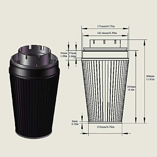 MooSun 4" Cold Air Intake System for GMC/Chevy Trucks