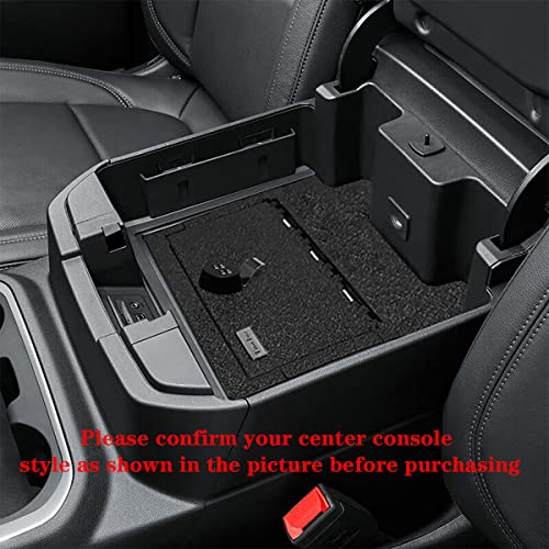 Center Console Gun Safe for GMC/Chevy Trucks 2019-2022