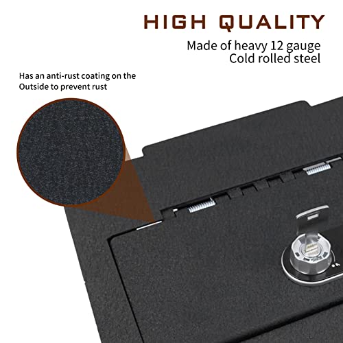 TUOJUE Center Console Safe for Dodge Ram Trucks