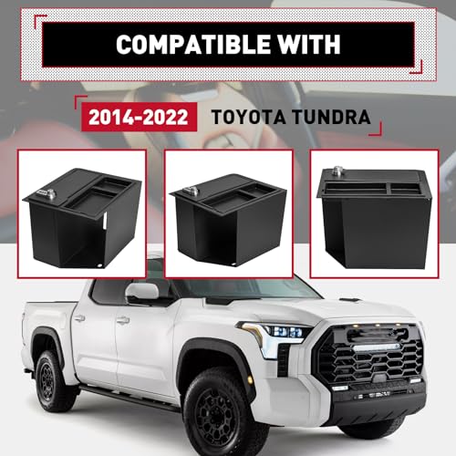 Toyota Tundra Console Gun Safe Box Steel Replacement