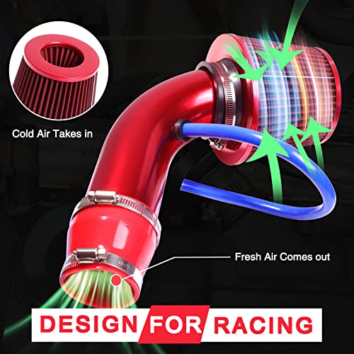 AICARS 3" Universal Cold Intake Pipe - High Flow