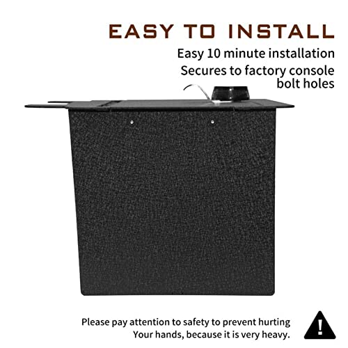 Center Console Gun Safe for GMC/Chevy Trucks 2019-2022