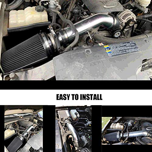 MooSun 4" Cold Air Intake System for GMC/Chevy Trucks