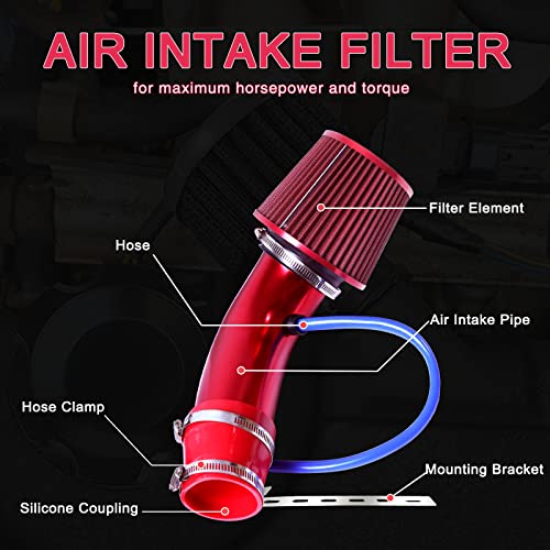 AICARS 3" Universal Cold Intake Pipe - High Flow