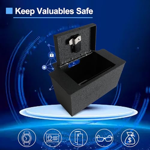 Truck Center Console Safe, In-vehicle Lockbox, Chevy/GMC Compatible