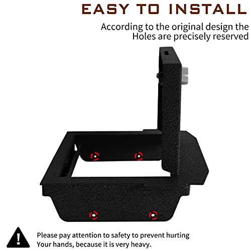 TuoJue Center Console Gun Safe for Dodge Ram Trucks