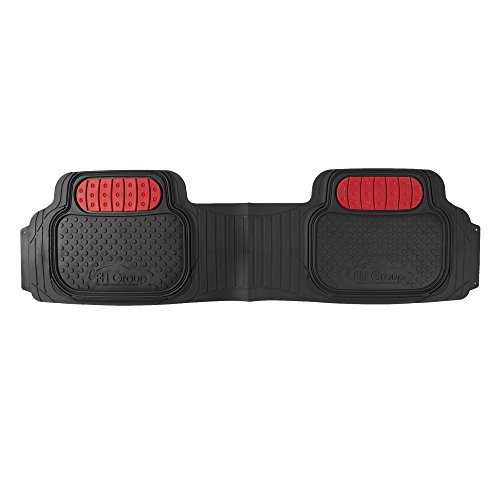 Heavy-Duty Red Truck Floor Mats, Universal Fit Set