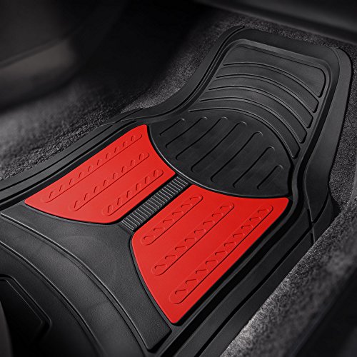 Monster Eyes Red Rubber Floor Mats - Universal Fit