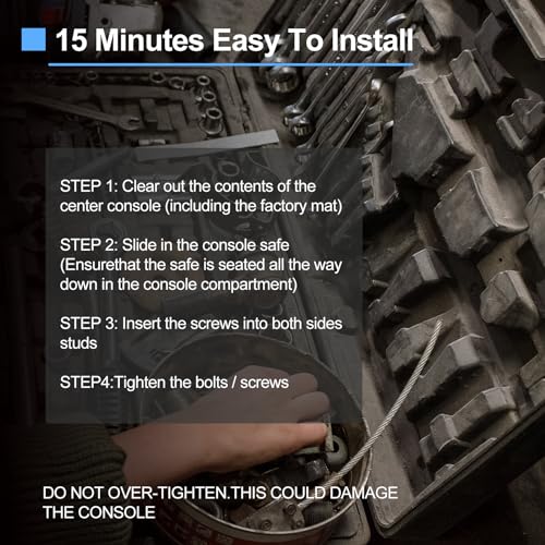 Truck Center Console Gun Safe for Dodge Ram