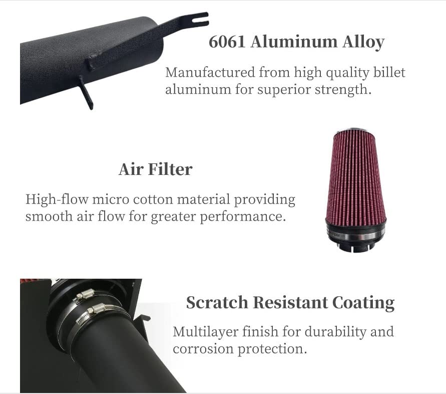 4" Cold Air Intake System with Heat Shield