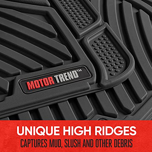 Motor Trend FlexTough All Weather Rubber Car Floor Mats
