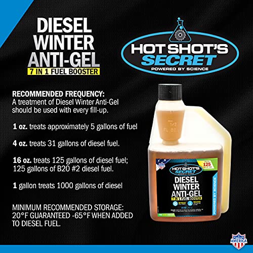 16 oz Hot Shot's Secret Diesel Winter Anti-Gel