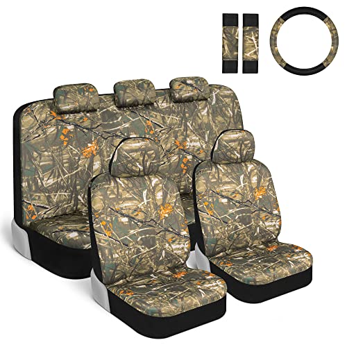 Mossy Oak Camo Full Set Seat Covers & Accessories