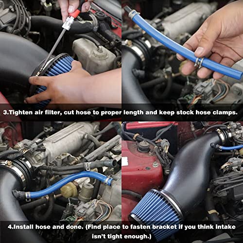 High Flow Cold Air Intake Pipe Kit for Honda & Acura Trucks