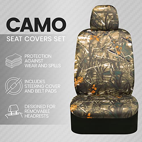 Mossy Oak Camo Full Set Seat Covers & Accessories