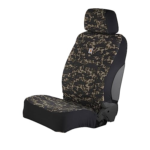 Carhartt Duck Canvas Bucket Seat Covers, Waterproof Camo