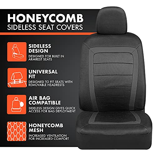 BDK FreshMesh Car Seat Covers Full Set Truck Essentials