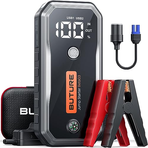 BUTURE 5000A Portable Car Jump Starter - All Gas/10L Diesel