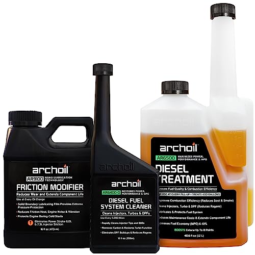Archoil Ultimate Diesel Kit - Friction Modifier + Treatment + Fuel System Cleaner