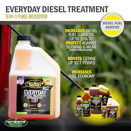 5 Pack Hot Shot's Secret Everyday Diesel Treatment