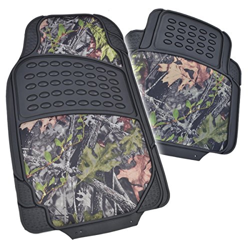 Green Camo Seat Covers & Floor Mats Set