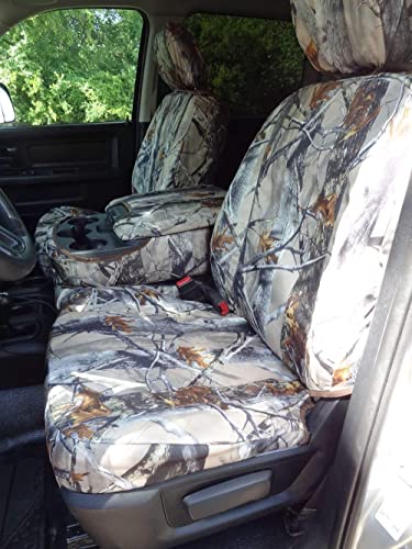 Gray Waterproof Durafit Seat Covers for 2013-2021 Dodge Ram