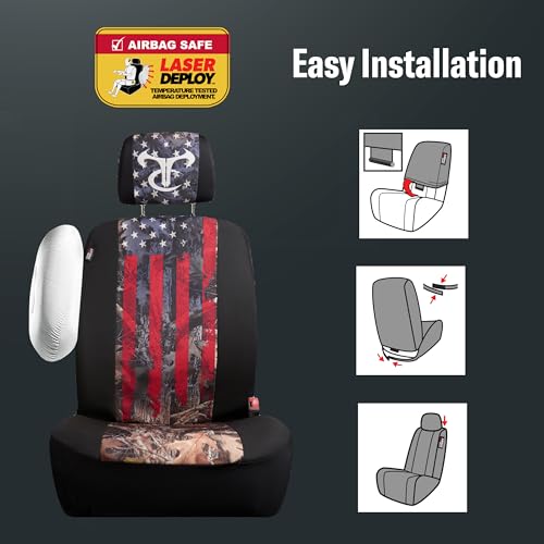 TrueTimber 2-Piece Kanati Freedom Camo Seat Covers