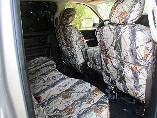 Gray Waterproof Durafit Seat Covers for 2013-2021 Dodge Ram