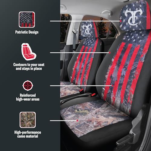 TrueTimber 2-Piece Kanati Freedom Camo Seat Covers