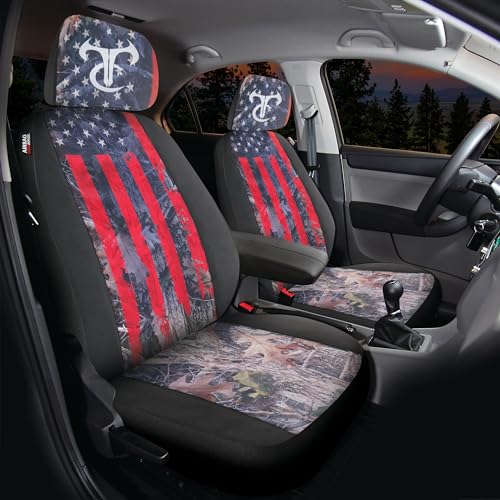 TrueTimber 2-Piece Kanati Freedom Camo Seat Covers