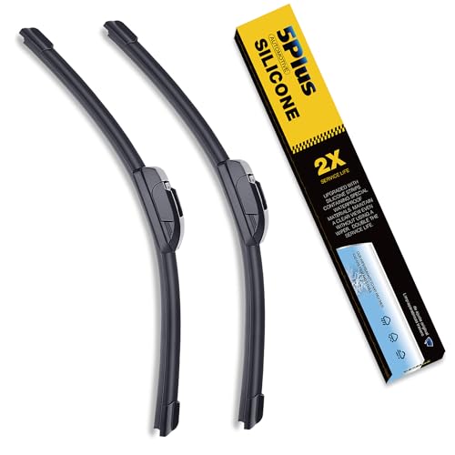5 PLUS® Silicone Wiper Blades 22" - 2pk Truck Fit