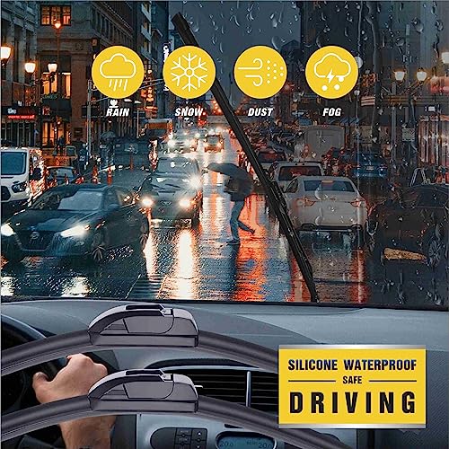 5 PLUS® Silicone Wiper Blades 22" - 2pk Truck Fit