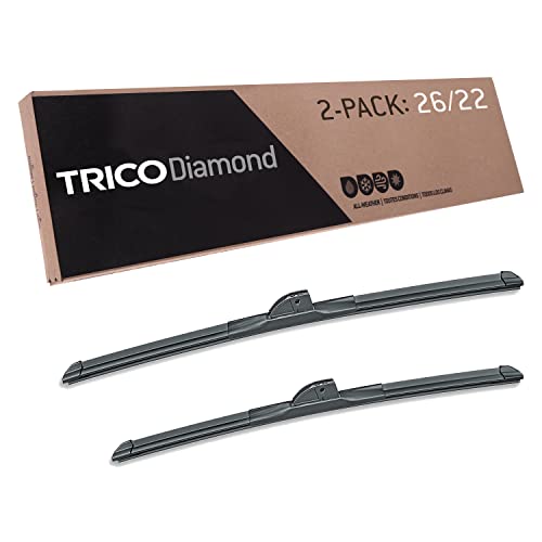 TRICO Diamond High Performance Wiper Blades Set, 26" & 22