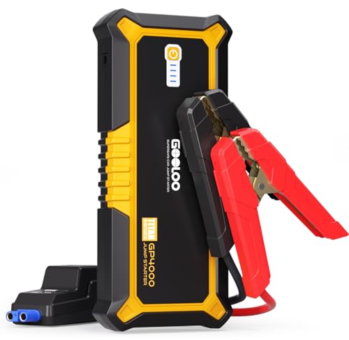 GOOLOO GP4000 Jump Starter: 4000A Peak, SuperSafe Technology
