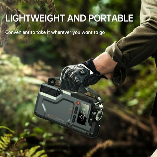 5-in-1 Jump Starter with Air Compressor - 2500A