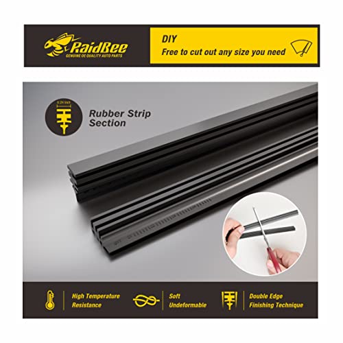 Universal Adjustable Wiper Blade Refill Set for Trucks