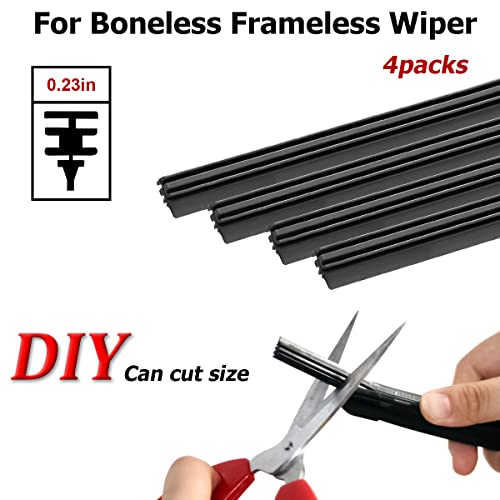 Universal Silicone Car Wiper Blade Refills for Trucks