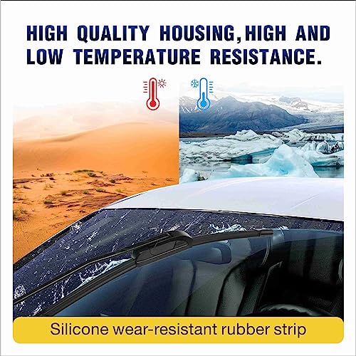 5 PLUS® Silicone Wiper Blades 22" - 2pk Truck Fit