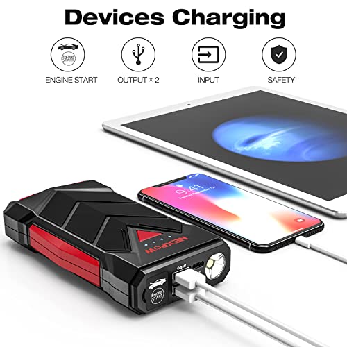 NEXPOW Portable Jump Starter for 12V Car Batteries