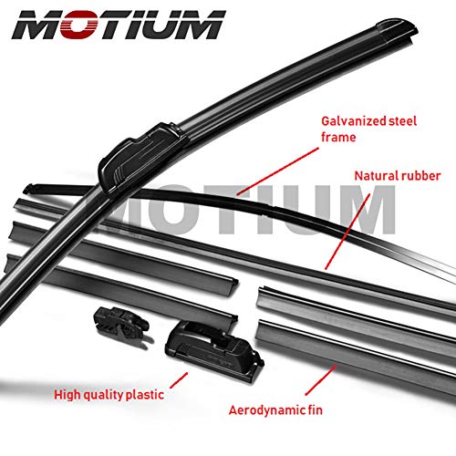 MOTIUM All-Season Premium Truck Windshield Wiper Blades
