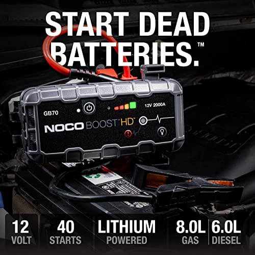 NOCO Boost HD GB70 2000A Car Battery Jump Starter