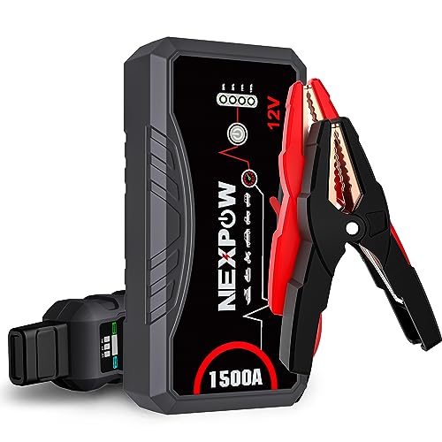NEXPOW Car Jump Starter 1500A Peak for Trucks